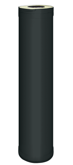 Harvia Steel chimney extension 1000mm black 
