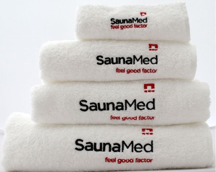 SaunaMed 100% Luxury Egyptian Cotton Super Absorbent Towel Set