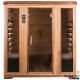 SaunaMed 4 Person Luxury FAR Infrared Indoor Sauna EMR Neutral™