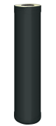 Harvia Steel chimney extension 1000mm black 
